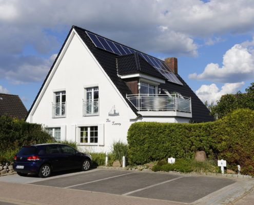 Ferienhaus Klar Kimming Parkplatz