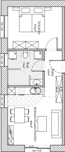 Grundriss Ferienwohnung Seestern